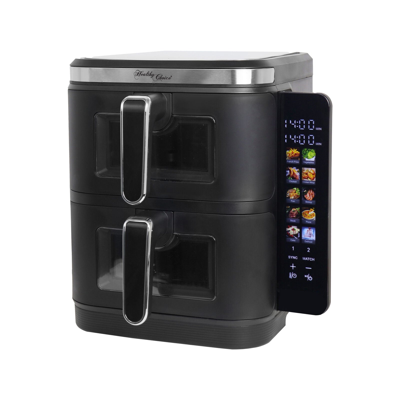 Healthy Choice AFVC30 11L 2400W Double Decker Dual Zone Air Fryer