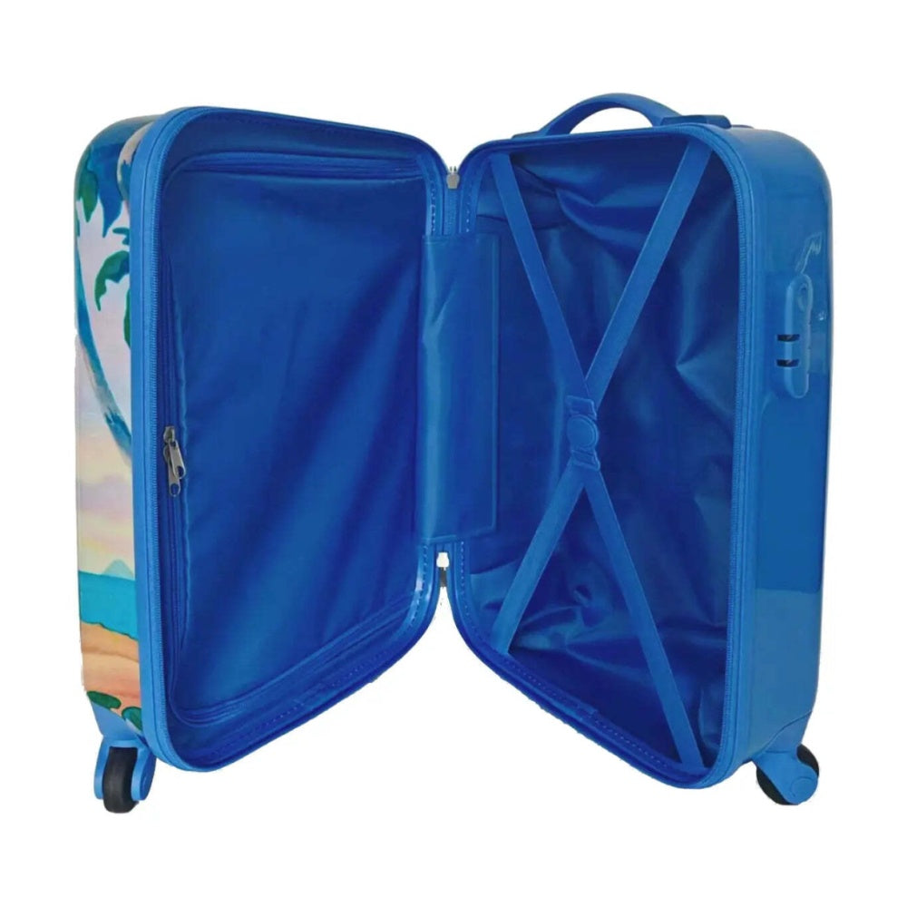 Disney Stitch 4-Wheel Carry-On Suitcase Hard Shell TSA Lock 48cm