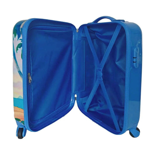 Disney Stitch 4-Wheel Carry-On Suitcase Hard Shell TSA Lock 48cm