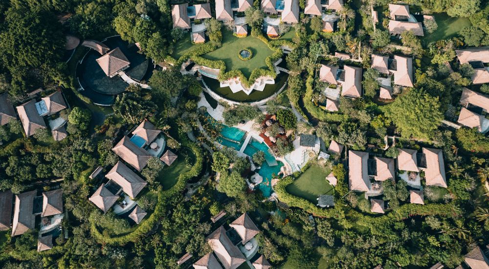 AYANA Bali estate aerial view