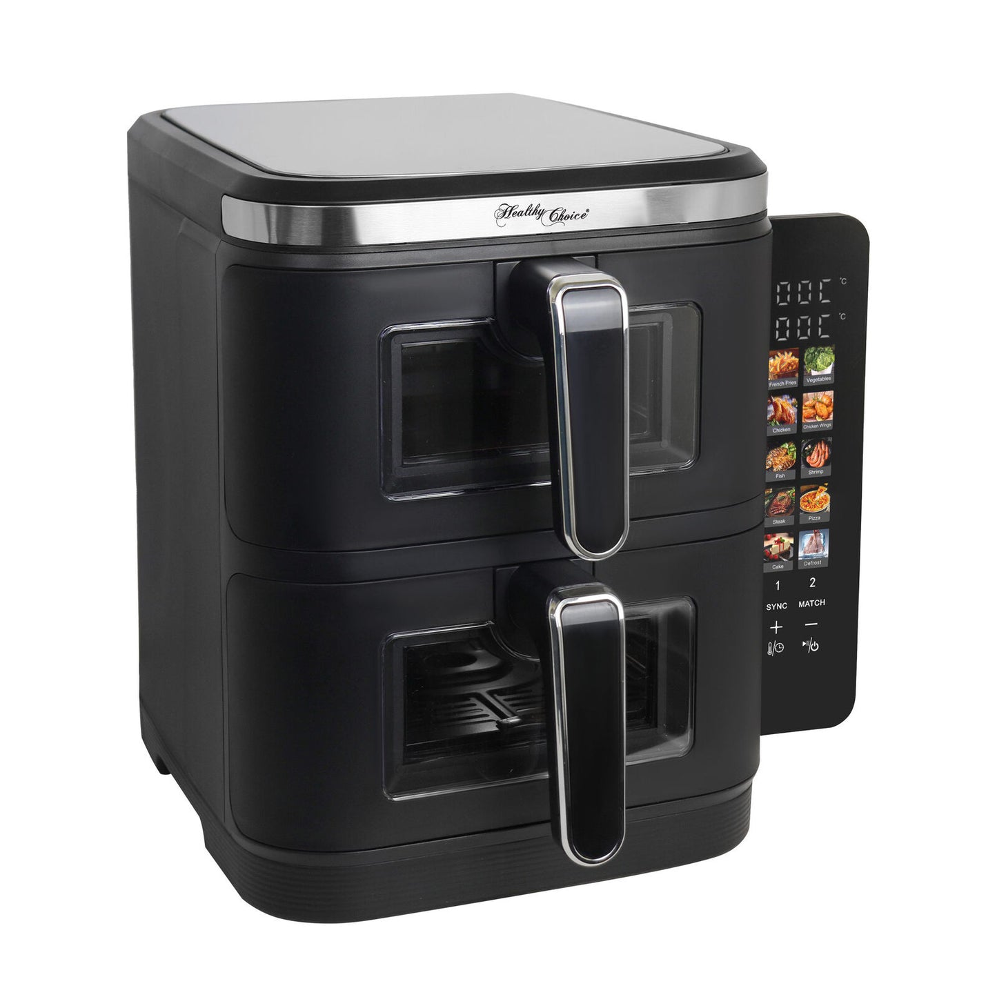Healthy Choice AFVC30 11L 2400W Double Decker Dual Zone Air Fryer