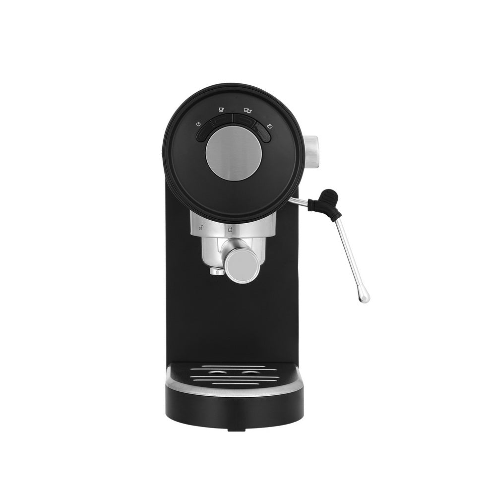 Devanti 20 Bar Coffee Machine Espresso Cafe Maker (Black)