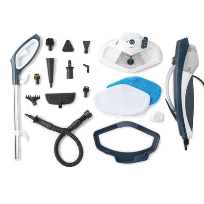 Wertheim Dual Steam Plus 2-in-1 Floor Mop & Handheld Cleaner w/ Detergent Tank