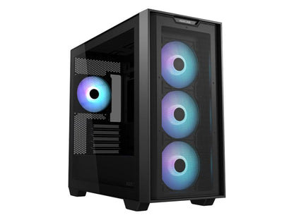 Asus A21 Plus Mesh Front Micro-ATX Case - Black