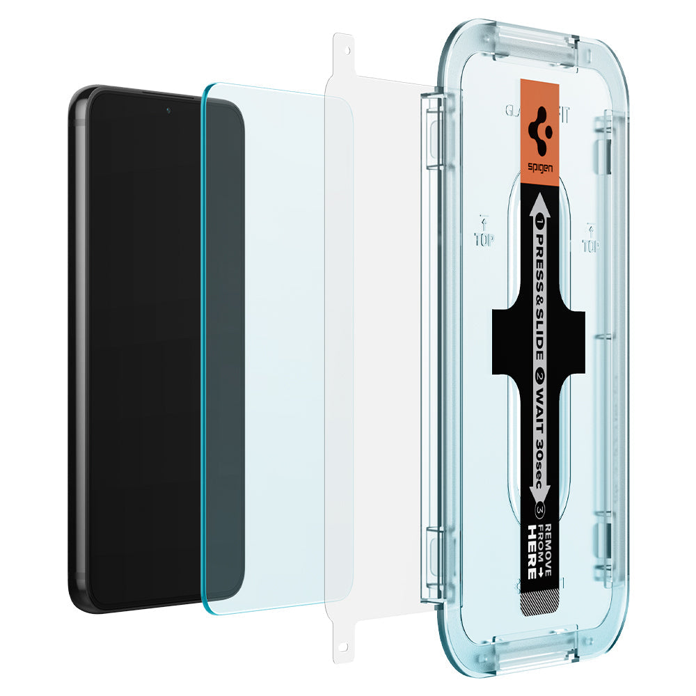 Spigen Samsung Galaxy S22 EZ Fit GLAS.tR Slim Glass Screen Protector - Clear