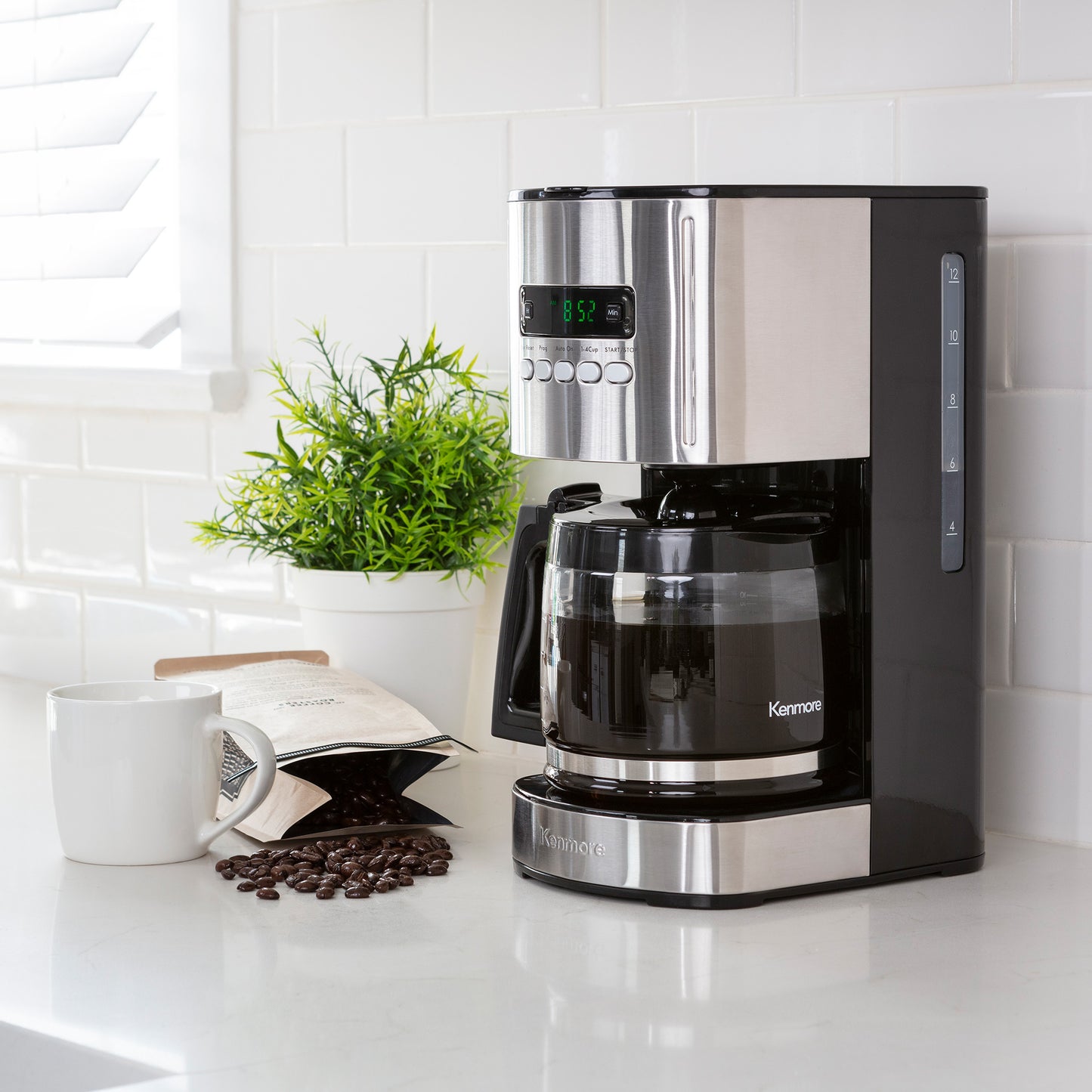 Kenmore Drip Coffee Maker 12-Cup Black