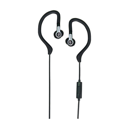 AIWA In-Ear Hook Gel Sports 1.2m Wired Earbuds (Black)