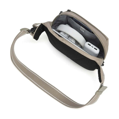 Pacsafe V Anti-Theft RFID Slashguard Secure Travel Hip Pack Beige