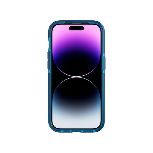 Tech21 Evo Check Phone Case for iPhone 14 Pro (Classic Blue)