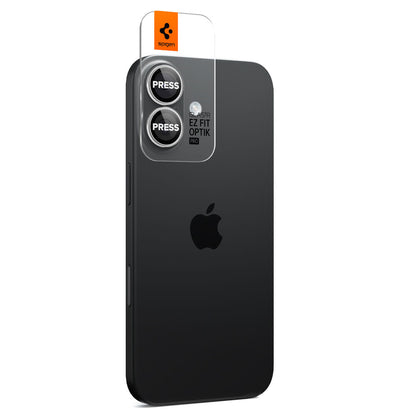 Spigen Apple iPhone 17 GLAS.tR EZ Fit Optik Pro 2PCS Camera Lens Protector - Silver
