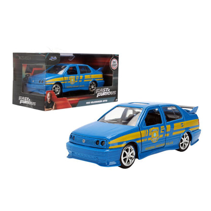 Jada 1:32 Fast & Furious 1995 Volkswagen Jetta Police Diecast Vehicle Model Toy