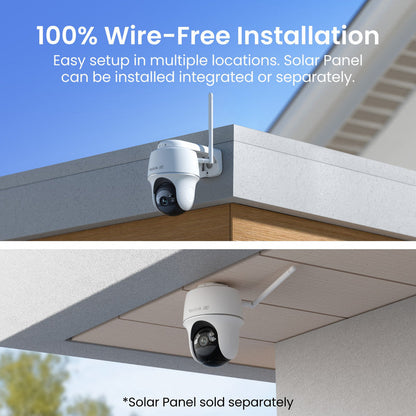 Reolink Argus PT Ultra 4K Pan Tilt Wireless Automatic Tracking Battery Security Camera White