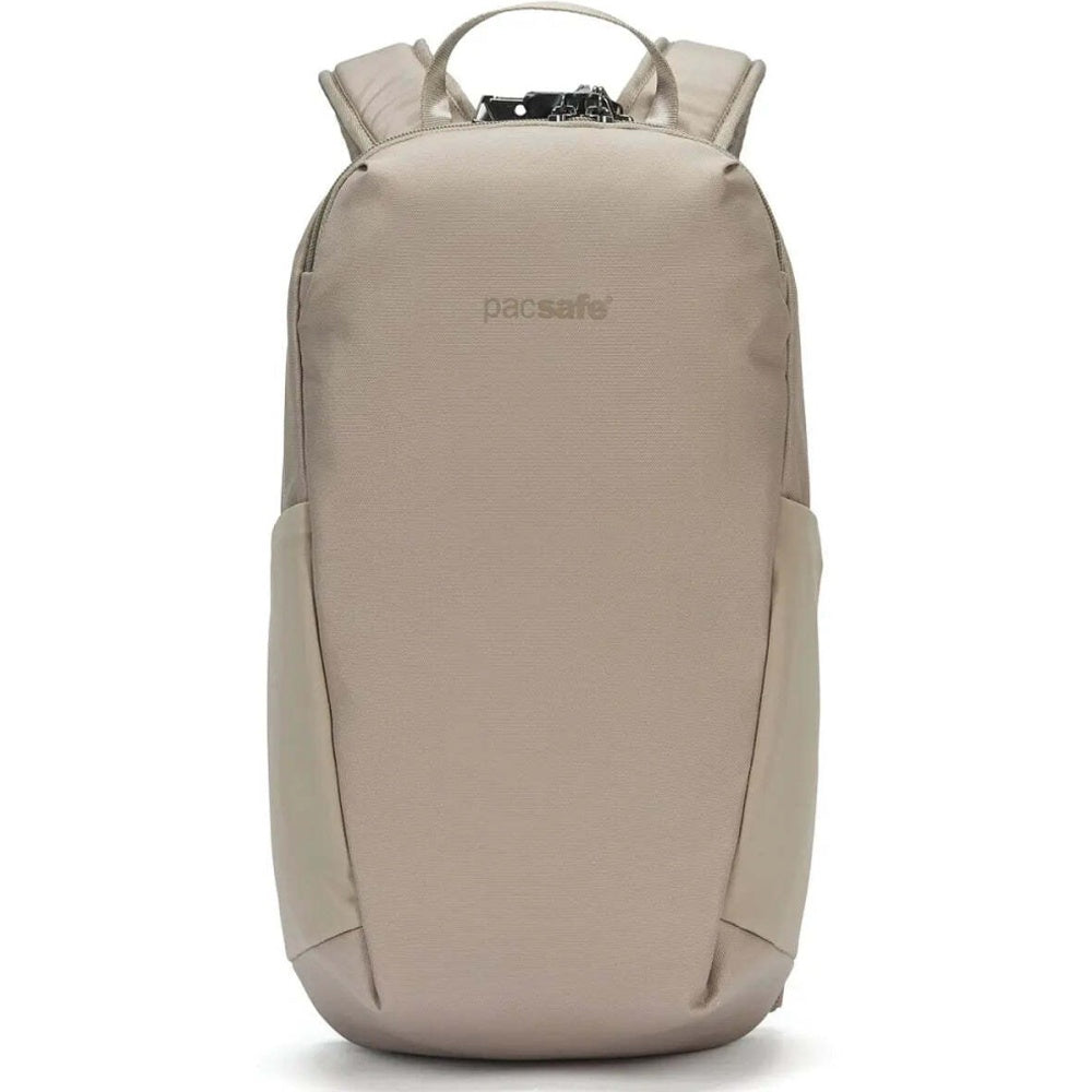 Pacsafe V Tech Anti-Theft RFID Blocking 16" Laptop Backpack 12L Beige