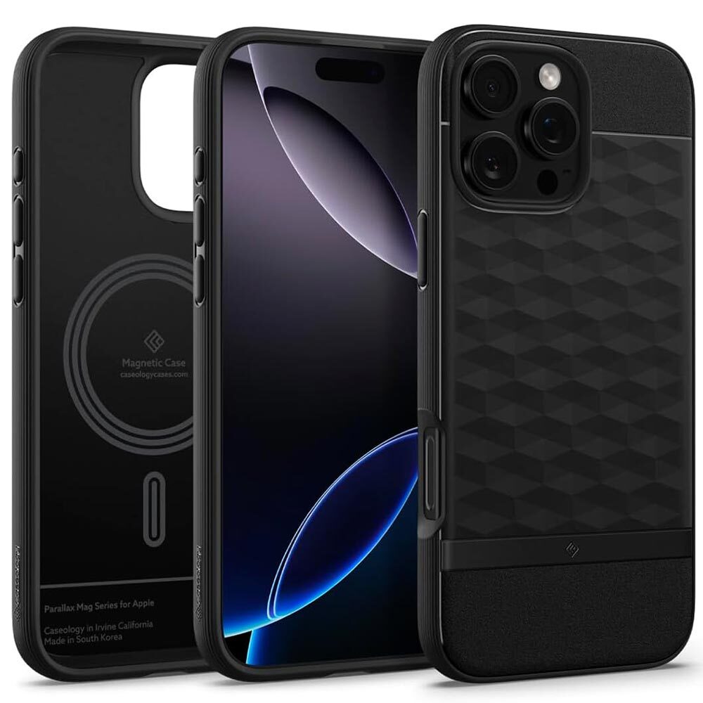 Spigen Apple iPhone 16 Pro Max Parallax Mag Case - Black