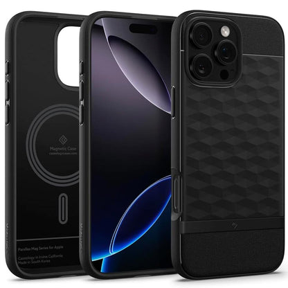 Spigen Apple iPhone 16 Pro Max Parallax Mag Case - Black