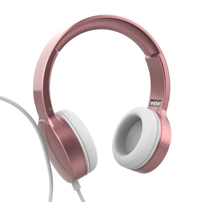 Laser Wired Headphones (Rose Gold)