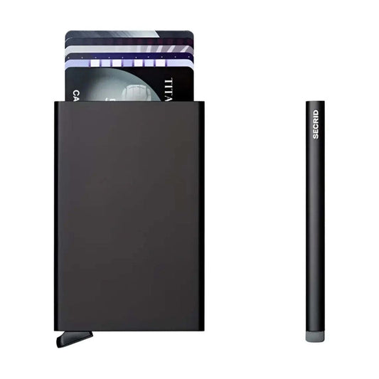 Secrid Cardprotector Compact RFID Aluminium Cards Wallet Black