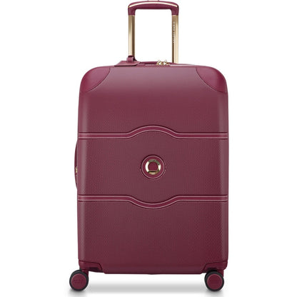Delsey Chatelet Air 2.0 Checked-In Luggage Suitcase W/ TSA Lock Burgundy 66 cm