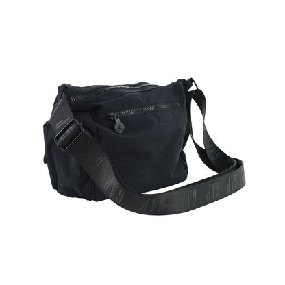GAP Unisex Nylon Shoulder Crossbody Bag w/ Secure Zip 29x22cm Black