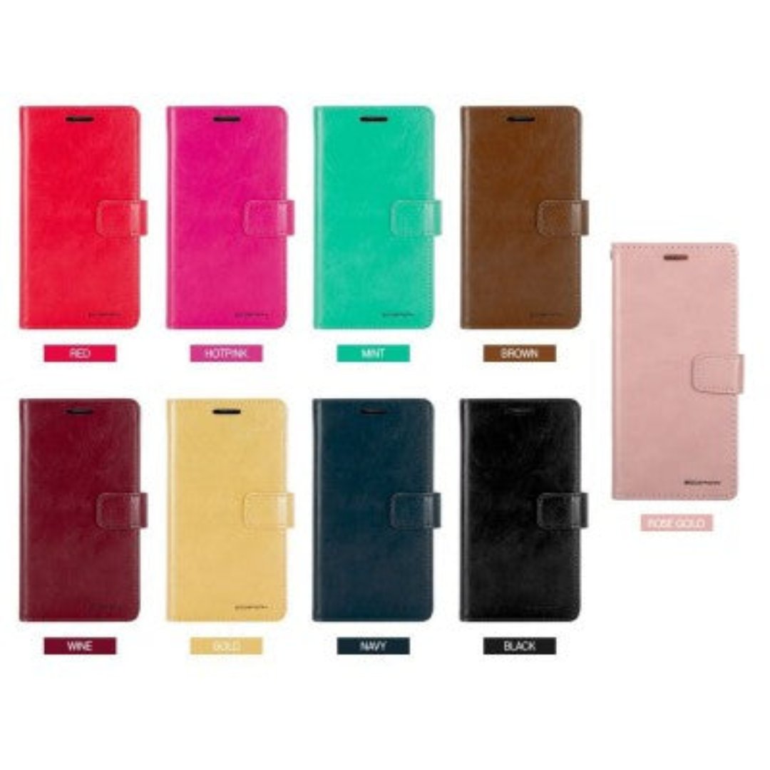 Goospery Bluemoon Diary for iPhone 16 Pro Max - Black, With Magsafe