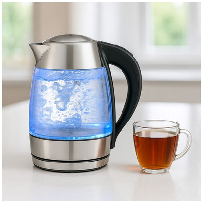 Kitchen Couture Double Wall Glass Kettle With Thermoguard Protection 1.7L