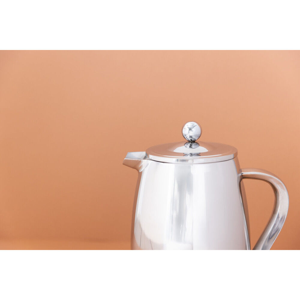 La Cafetiere Stainless Steel Double Walled Cafetiere French Press (8 Cup/1.0L)