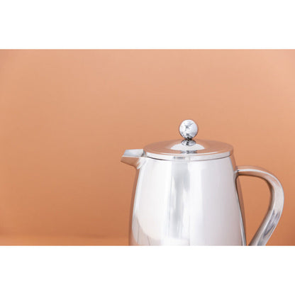 La Cafetiere Stainless Steel Double Walled Cafetiere French Press (8 Cup/1.0L)