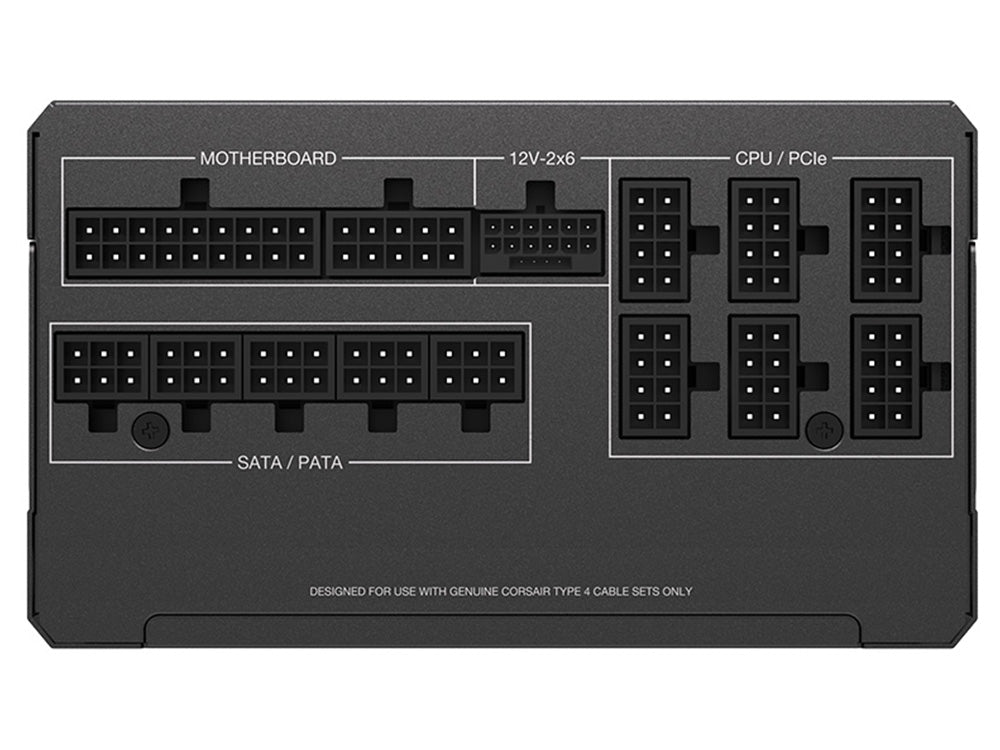 Corsair RMx Series RM1000x Cybenetics Gold ATX3.1 PCIe5.1 Fully Modular Power Supplies