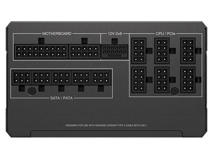 Corsair RMx Series RM1000x Cybenetics Gold ATX3.1 PCIe5.1 Fully Modular Power Supplies