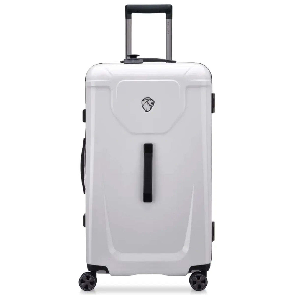 Delsey Peugeot 73 cm 4-Wheel Trunk Suitcase - White