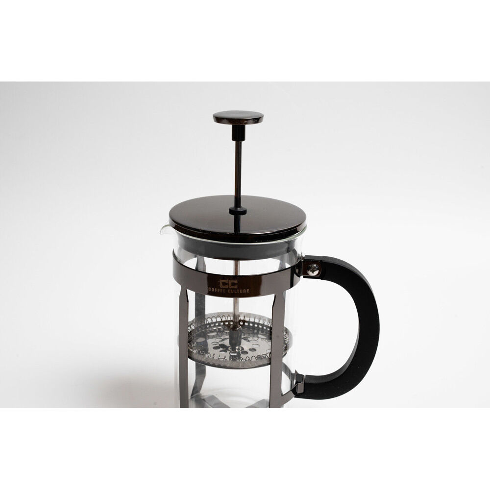 Coffee Culture Black Glass French Compact Coffee/Tea Press/Plunger (600ml)