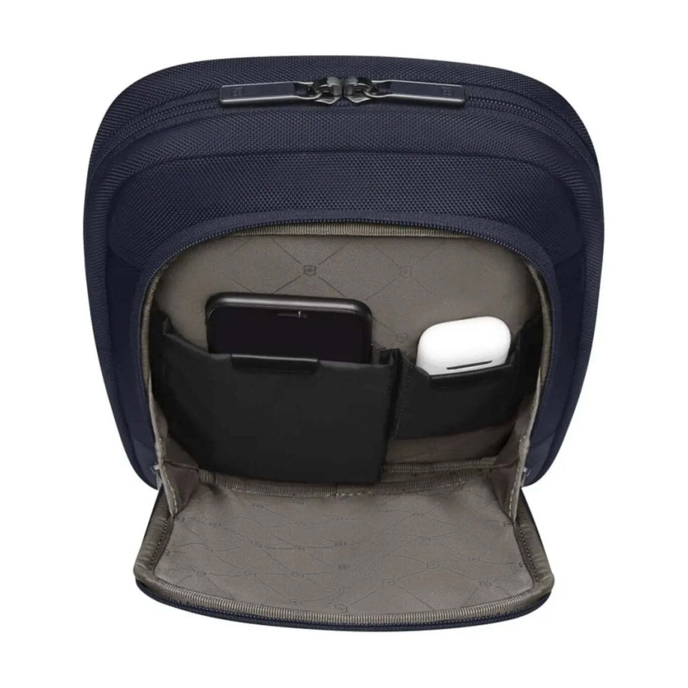 Victorinox Werks Traveler 7.0 Expandable 14" Laptop Crossbody Bag Navy Blue