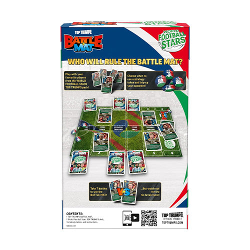 Winning Moves World Football Stars Top Trumps Battle Mat Card Game