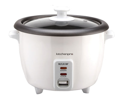 Maxim Rice Cooker 1.8L 10 Cup White - 700W Automatic Cooking Keep Warm