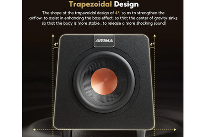 AIYIMA 800X 8" 150W Powered Subwoofer