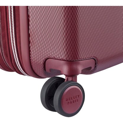 Delsey Chatelet Air 2.0 Checked-In Luggage Suitcase W/ TSA Lock Burgundy 76 cm