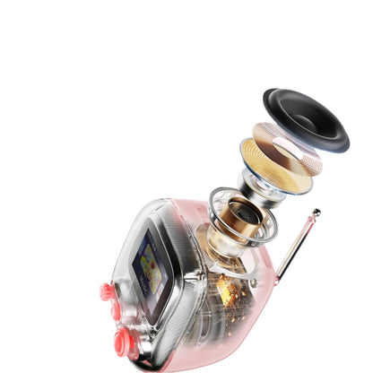 Divoom Tiivoo-2 Photo Album & Lyrics Speaker (Pink)