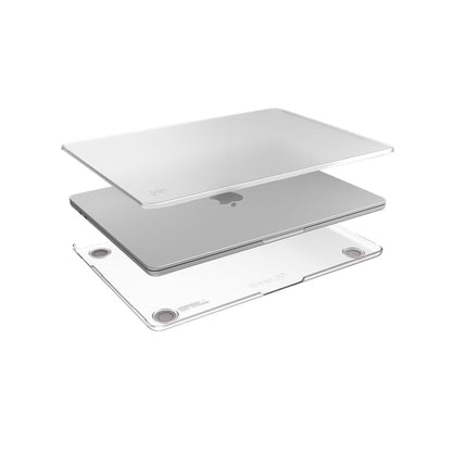 Speck Smartshell Case for MacBook Air 13" (M4/M3/M2) - Clear Protective Cover (Clear)
