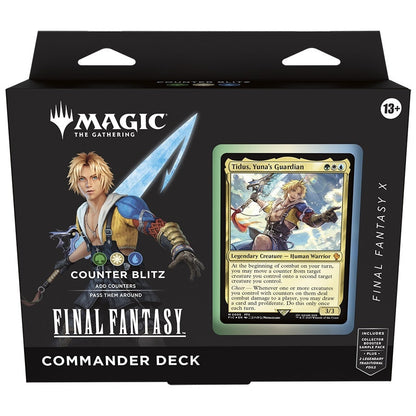 Wizards Of The Coast Magic the Gathering Final Fantasy Commander Decks 4 Decks Per Display