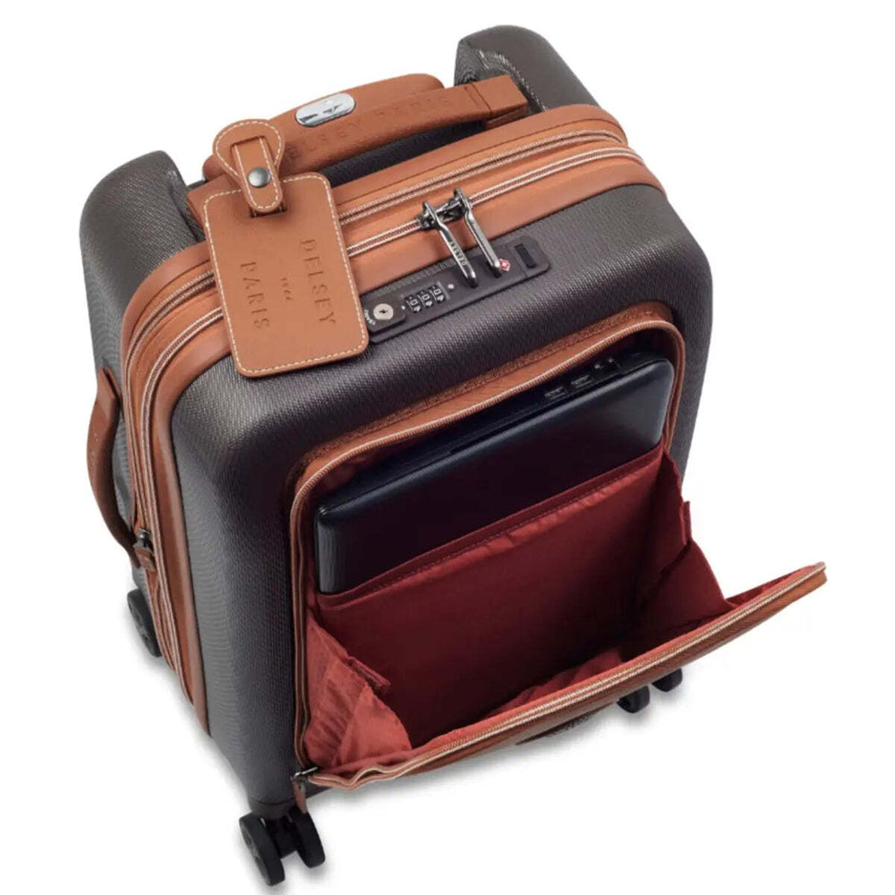 Delsey Chatelet Air 2.0 - 55 cm Expandable Laptop Cabin Suitcase - Brown