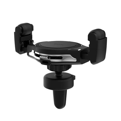 EFM 15W Vent Mount Wireless Charger with 18W Plug in Car Charger (Graphite)