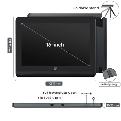 XPPen Artist Pro 16 (Gen 2) Pen Display