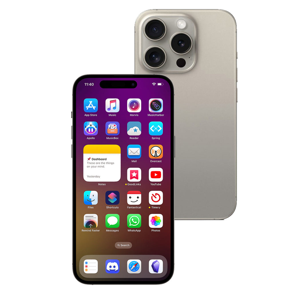 Apple iPhone 15 Pro Max 256GB (Natural Titanium) [*Refurbished: Excellent]