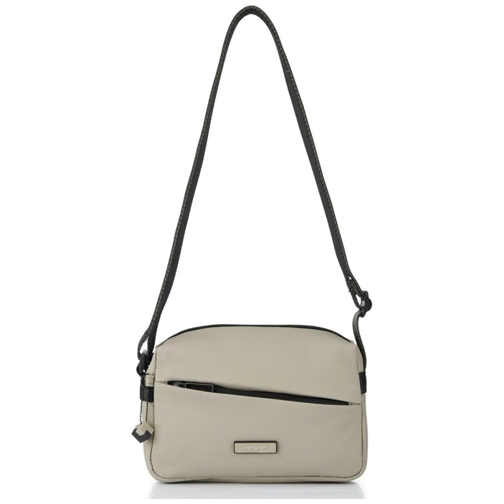 Hedgren NEUTRON Womens Small Crossbody Bag Water/Dust Repellent Comet Beige