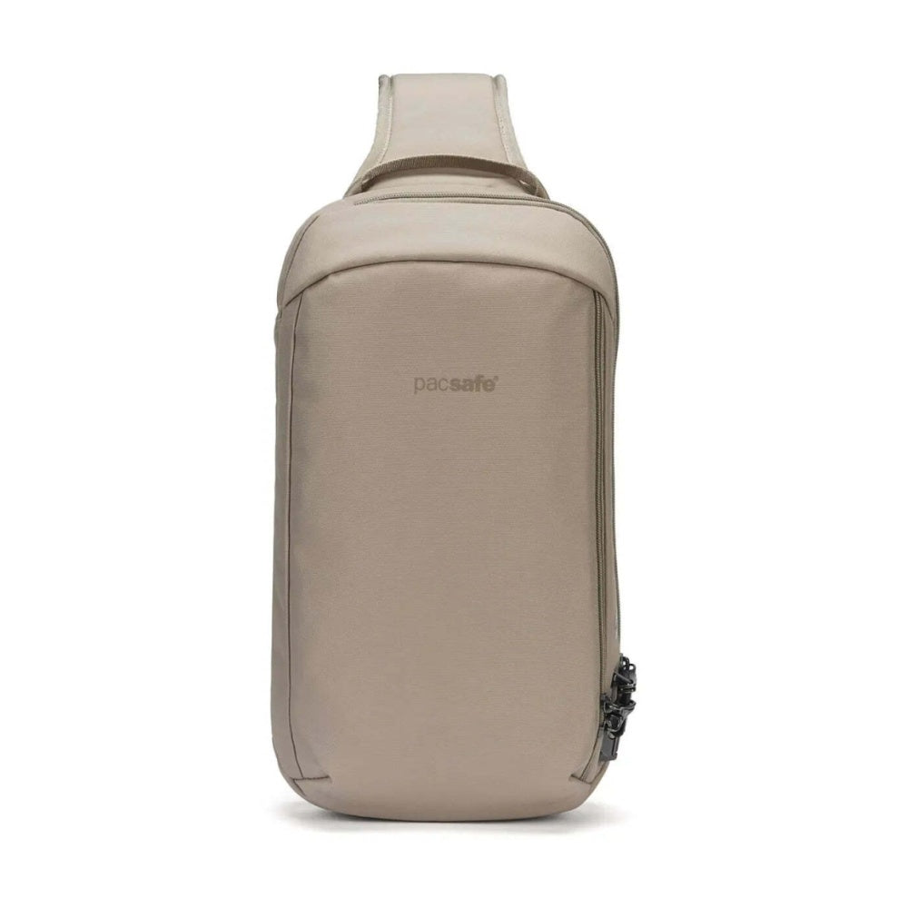 Pacsafe V Tech Anti-Theft RFID Blocking Slashguard Sling Pack 10L Beige