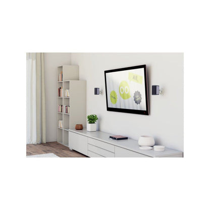 Goobay 2-Pieces Satellite Speaker Wall Mount (White)