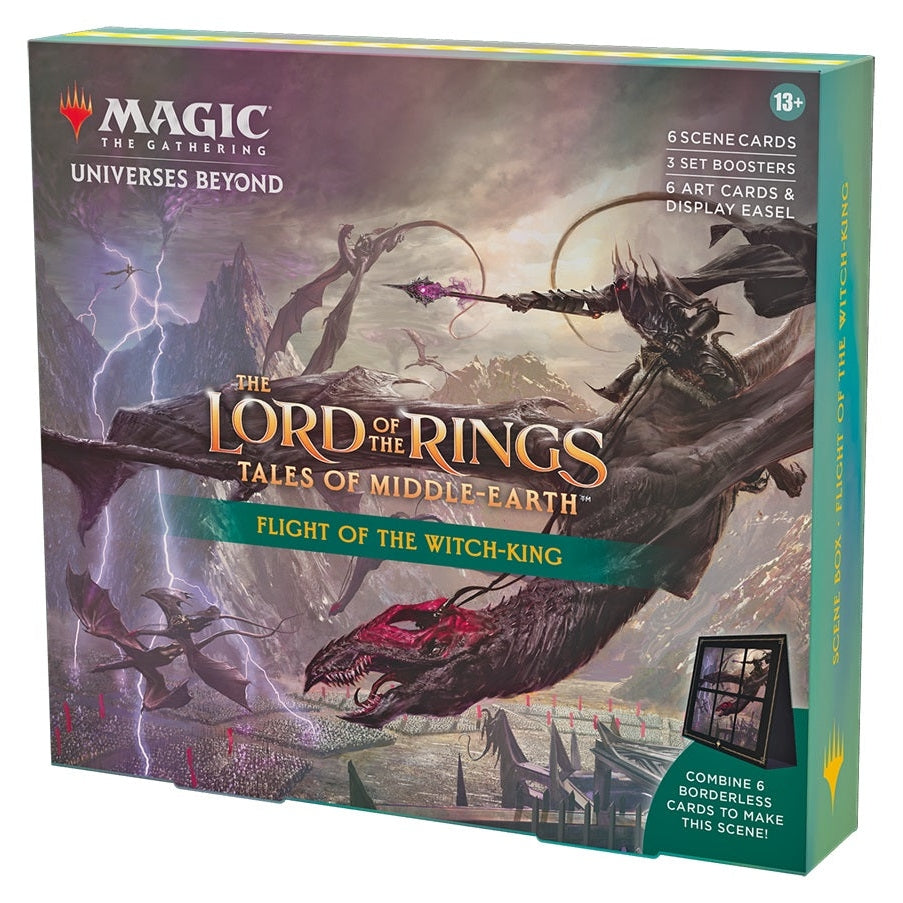 Wizards Of The Coast Magic the Gathering the Lord of the Rings Tales of Middle Earth Holiday Release Scene Box 4 Decks Per Display