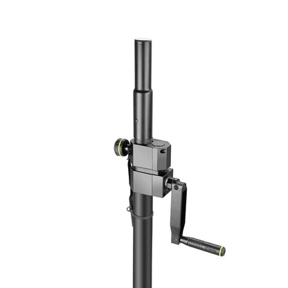 Gravity SP2472B Adjustable Pole Extension with Crank 35mm to M20 Black