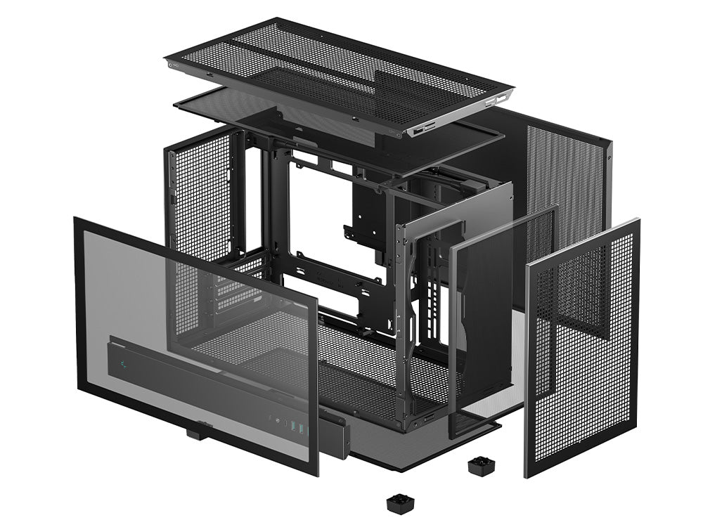 Deepcool CH260 Tempered Glass Micro-ATX Case - Black
