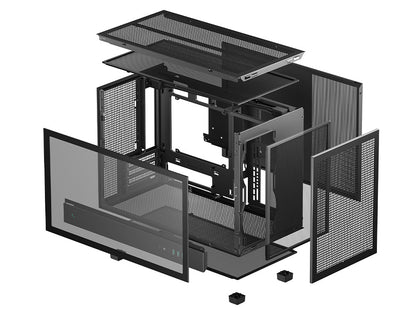 Deepcool CH260 Tempered Glass Micro-ATX Case - Black